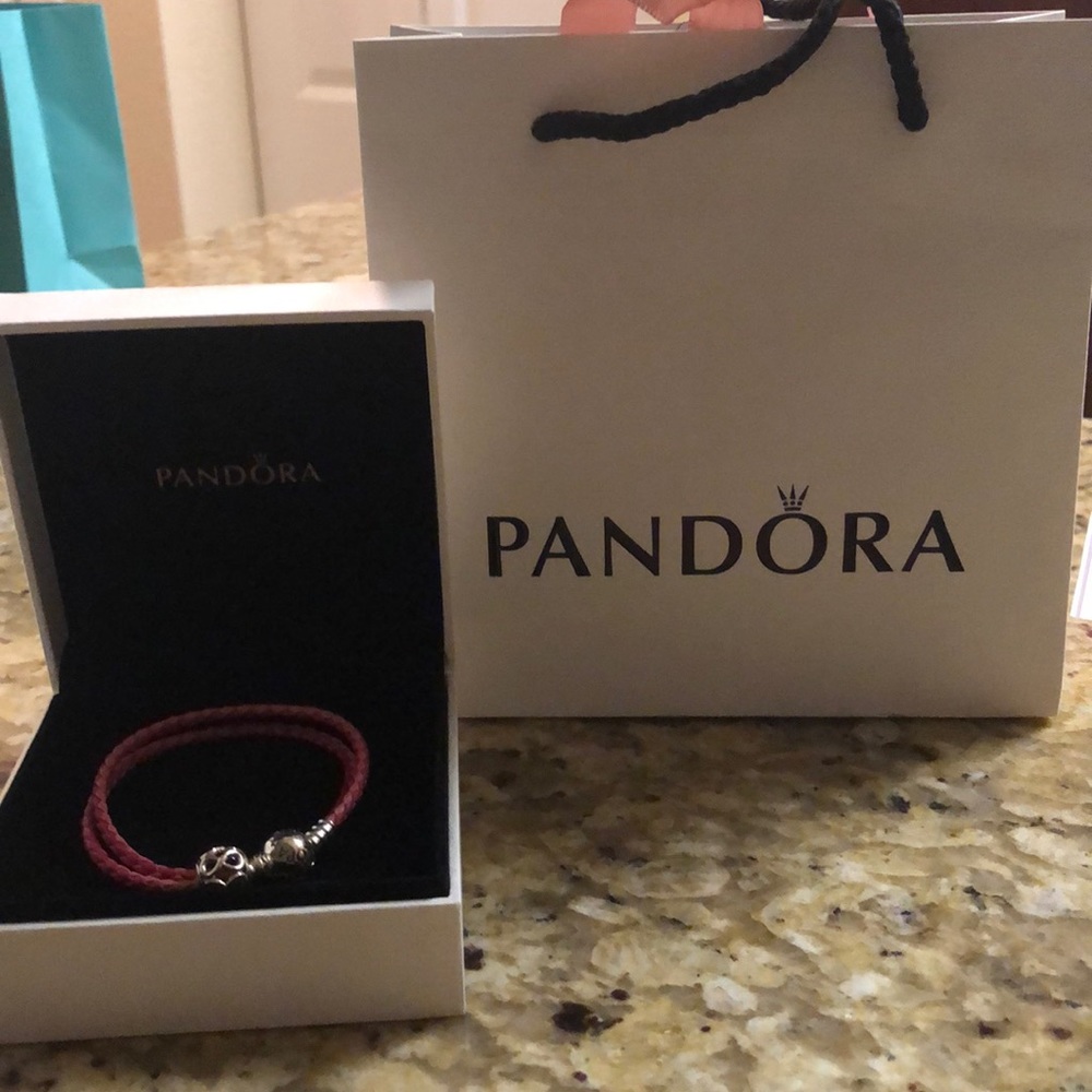 Pink pandora bracelet
